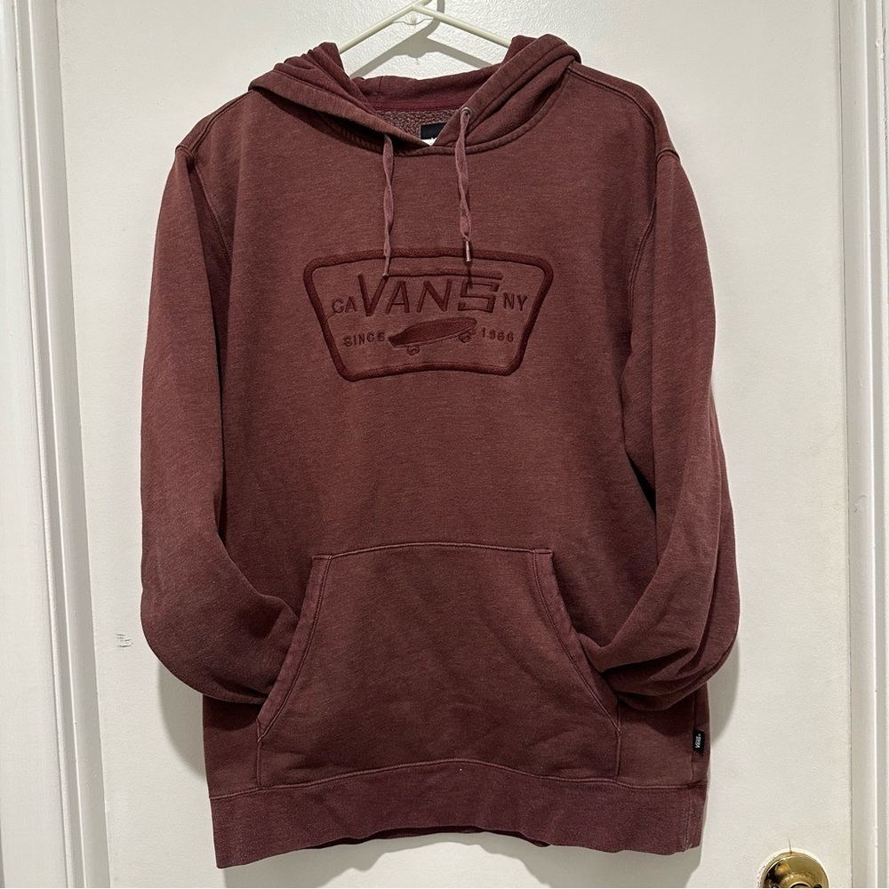 Embroidered vans hoodie